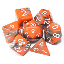Load image into Gallery viewer, Polyhedral DnD Mixed Color Dice 7pcs/Set for RPG Dungeons and Dragons Board Games D4,D6,D8,D10,D%,D12,D20