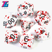 Load image into Gallery viewer, 7Pcs/Set Polyhedral TRPG Games For Dungeons Dragons Opaque D4-D20 Multi Sides Dice Pop for BoardGame