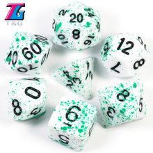 Load image into Gallery viewer, 7Pcs/Set Polyhedral TRPG Games For Dungeons Dragons Opaque D4-D20 Multi Sides Dice Pop for BoardGame