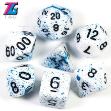 Load image into Gallery viewer, 7Pcs/Set Polyhedral TRPG Games For Dungeons Dragons Opaque D4-D20 Multi Sides Dice Pop for BoardGame