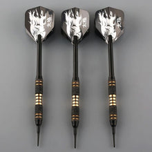 Load image into Gallery viewer, 3PCS Black Professional Darts 18g Safty Soft Darts Electronic Soft Tip Dardos For Indoor Professional Dartboard Games